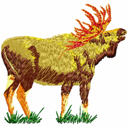 Gazelle Embroidery Design 3